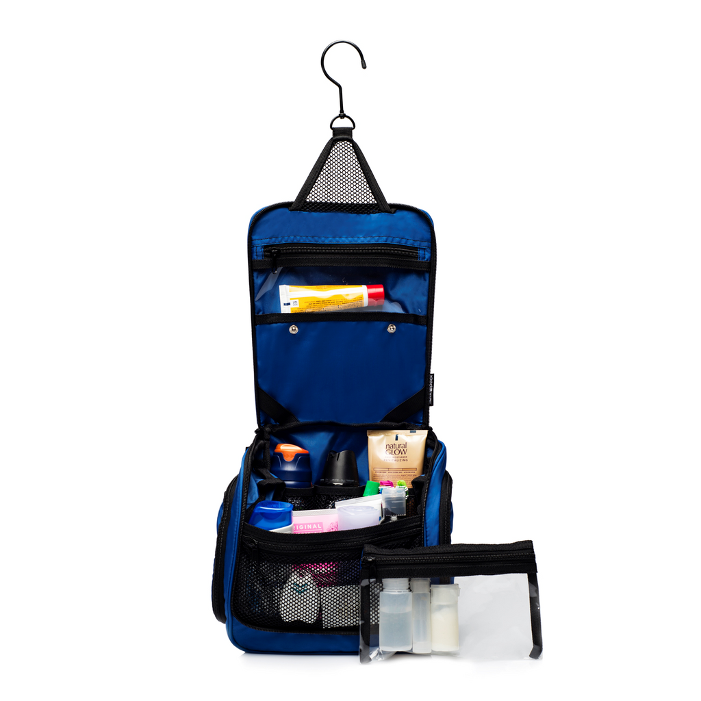 Small Hanging Toiletry Bag Blue - Open Story™