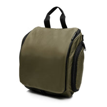 Medium Size Hanging Toiletry Bag with Detachable TSA Compliant Zipper Pocket & Swivel Hook - Green