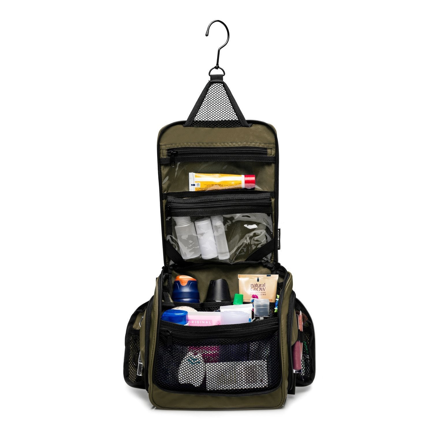 printe Hanging Toiletry Bag for Women, 2 Removable TSA Approved