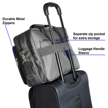 Laptop Computer Briefcase Bag - Grey