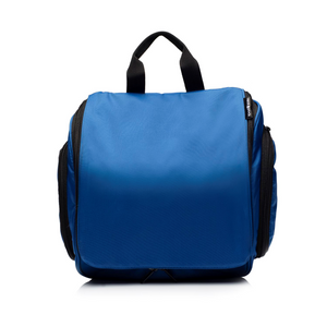 Medium Size Hanging Toiletry Bag with Detachable TSA Compliant Zipper Pocket & Swivel Hook - Blue