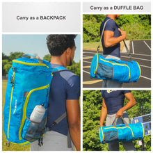 Foldable Duffle Bag Blue