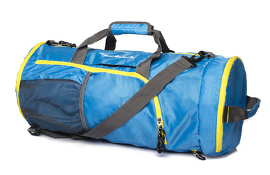 Foldable Duffle Bag Blue